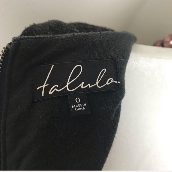 Has Pockets! talula Cocktail A-Line Pleated Tight Bodice Black Dress 0 XS - Picture 3 of 8